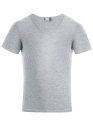 Heren T-shirt V Hals Slim Fit Promodoro 3082 Sport Grijs